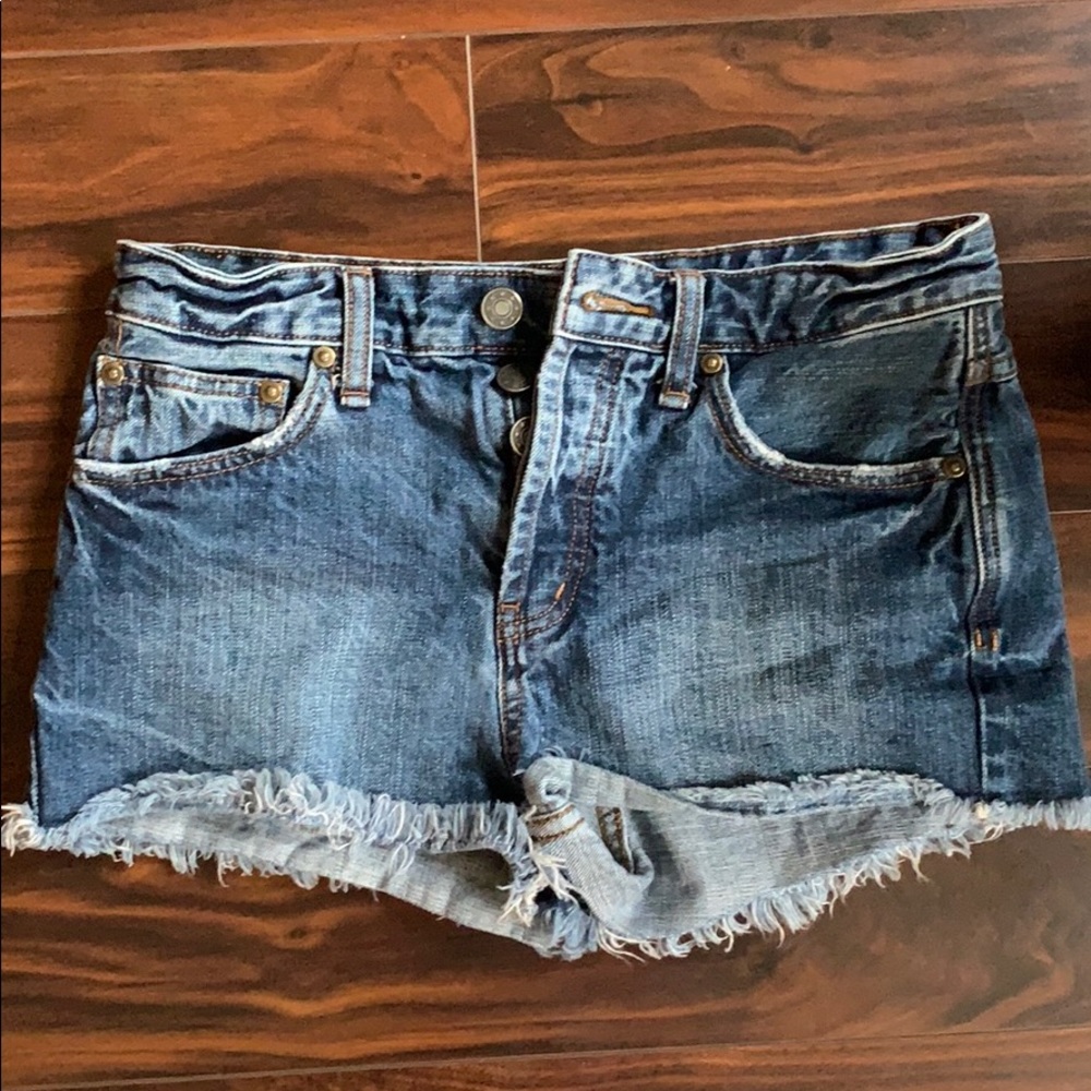 Free people jean shorts